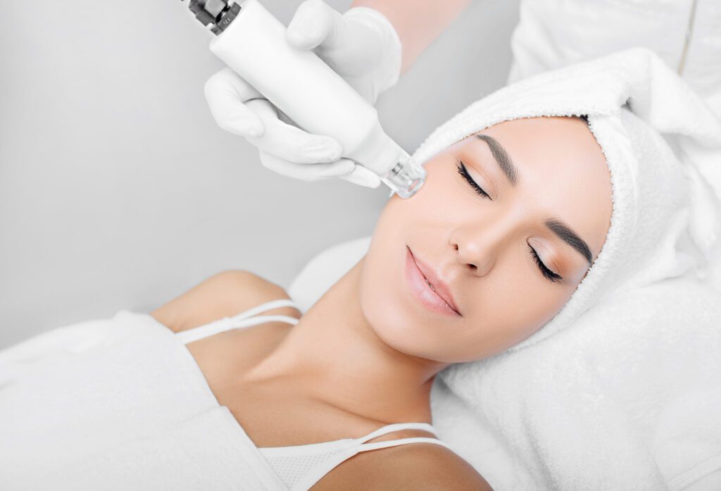 women taking mesotherapy treatment