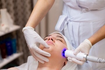 women takes Laser Genesis Treatment